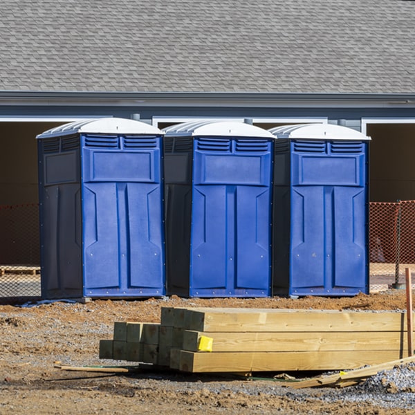 are there any restrictions on what items can be disposed of in the portable toilets in Mitiwanga